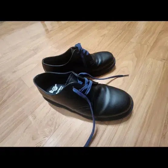[BUNJANG] Dr. Martens 1461 Navy Stitch 3-Eye Shoes (Black) / 일본 한정 닥터마틴 1461 네이비 스티치 블랙 3홀 슈즈