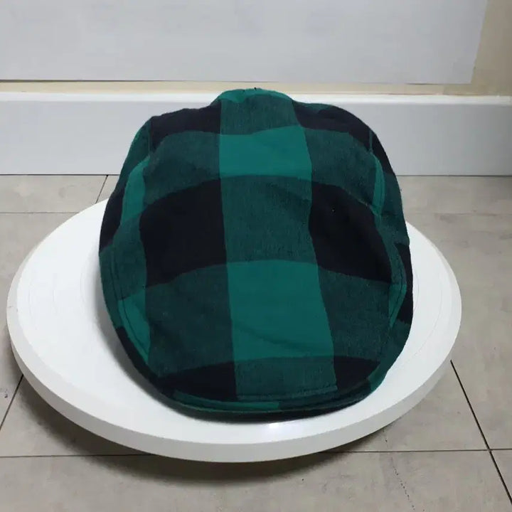 [BUNJANG] Buffalo Check Pattern Flat Cap / Hunting Cap (58cm) / 플랫 캡, 헌팅캡 버팔로 체크 패턴 58cm