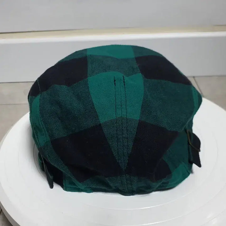 [BUNJANG] Buffalo Check Pattern Flat Cap / Hunting Cap (58cm) / 플랫 캡, 헌팅캡 버팔로 체크 패턴 58cm