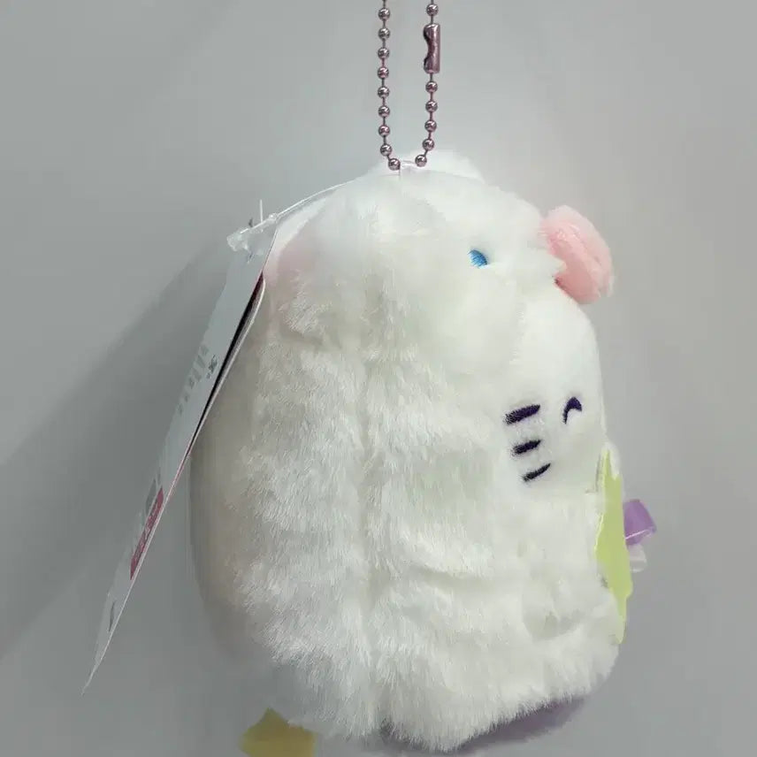 [BUNJANG] Hello Kitty Starry Obake Glow-in-the-Dark Plush Keychain / 키티 스타리 오바케 야광 인형 키링