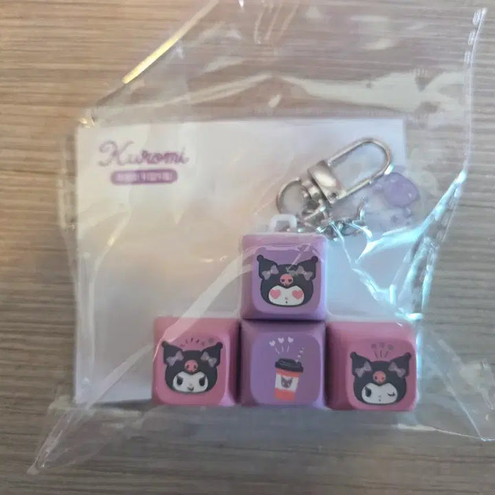 [BUNJANG] 7-Eleven Kuromi Keycap Keyring / 세븐일레븐 쿠로미 키캡키링