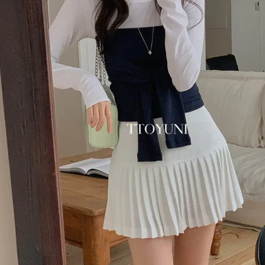 [BUNJANG] Miel Medi Pleated Skirt / 새상품)미엘 메디 플리츠 스커트