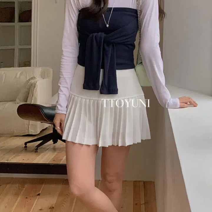 [BUNJANG] Miel Medi Pleated Skirt / 새상품)미엘 메디 플리츠 스커트