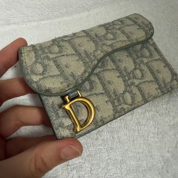 [BUNJANG] Dior Saddle Bloom Oblique Card Holder / 디올 새들 블룸 오블리크 카드지갑