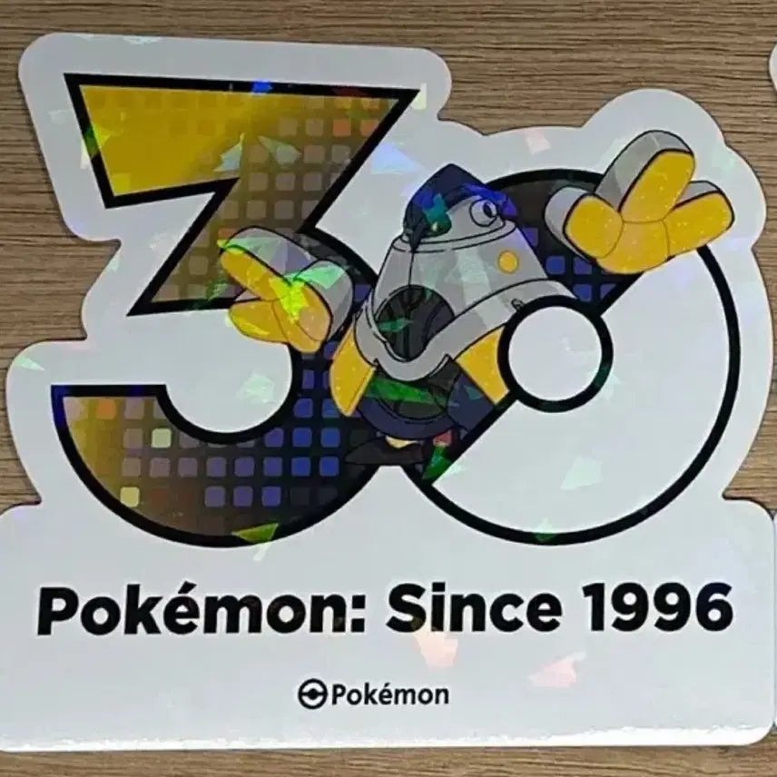 [BUNJANG] Pokemon 30th Anniversary Logo Sticker Set: Steelix &amp; Brock / [포켓몬 30주년 기념 로고 스티커]무쇠손, 무쇠암석