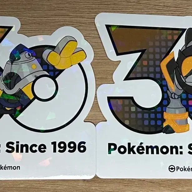 [BUNJANG] Pokemon 30th Anniversary Logo Sticker Set: Steelix &amp; Brock / [포켓몬 30주년 기념 로고 스티커]무쇠손, 무쇠암석
