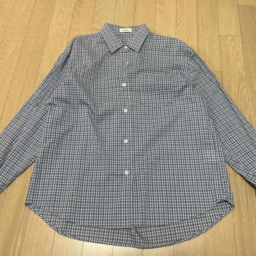 [BUNJANG] Weather Pocket Check Shirt Blue / 새상품)웨더 포켓 체크 셔츠 블루