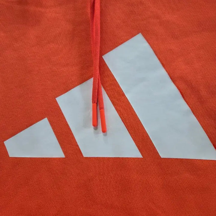 [BUNJANG] Adidas Orange Back Logo Printed Hoodie / 아디다스 오렌지 백 프린팅 후드티