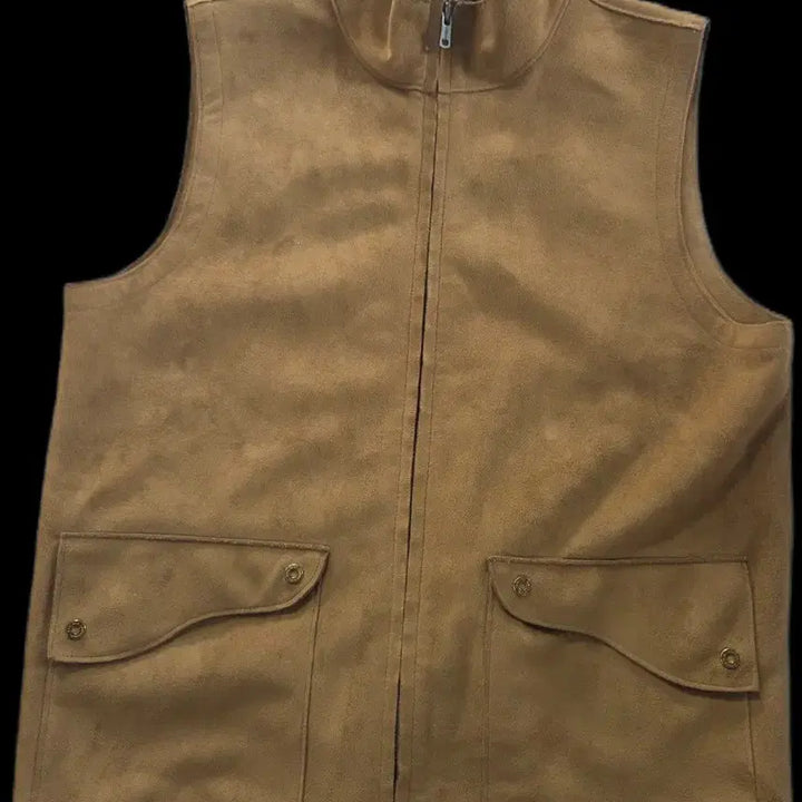 [BUNJANG] Ralph Lauren Brown Suede Vest / 랄프로렌 브라운 스웨이드 베스트