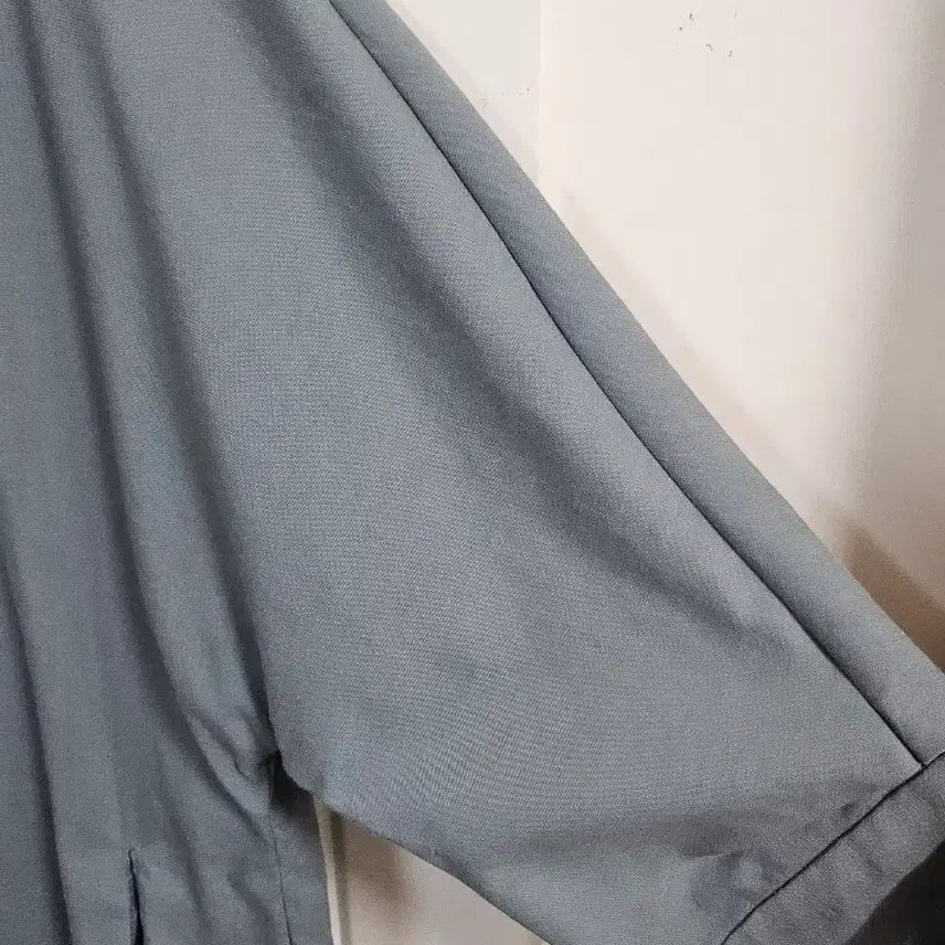 [BUNJANG] Creson Oversized One-Piece Dress Green-Olive Nylon Blend / 크레송 오버핏 원피스