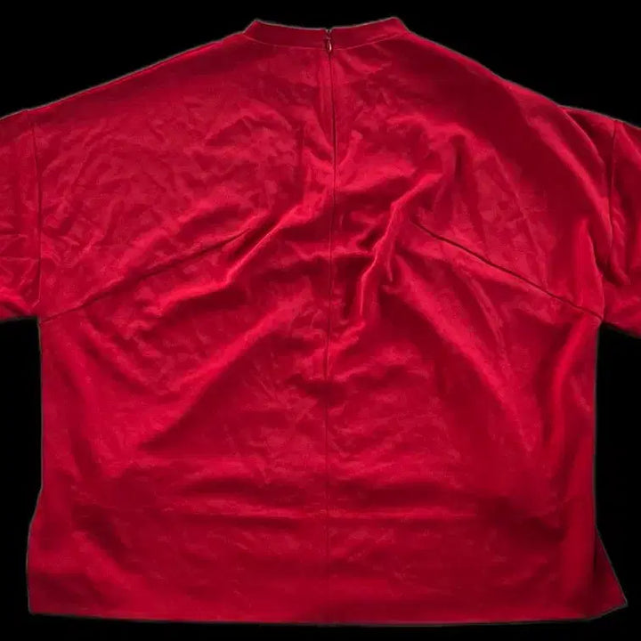 [BUNJANG] Tomboy Red Short Sleeve Blouse / TOMBOY 톰보이 레드 반팔 블라우스