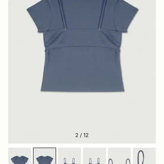 [BUNJANG] Love By Mood Eyelet Bustier Top Set / (새상품)러브바이무드 아이렛 뷔스티에 탑세트 택O