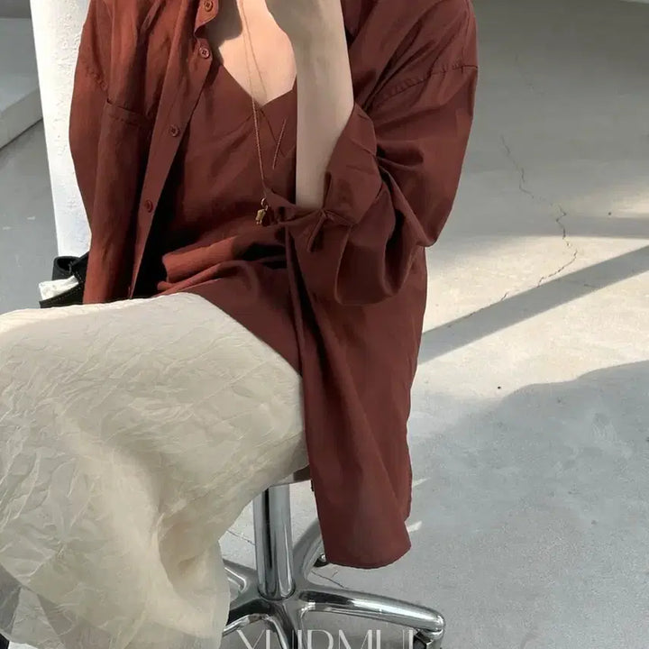[BUNJANG] Basket Ponz Wrinkle Long Skirt / 새상품)바스켓 폰즈 링클 롱 스커트