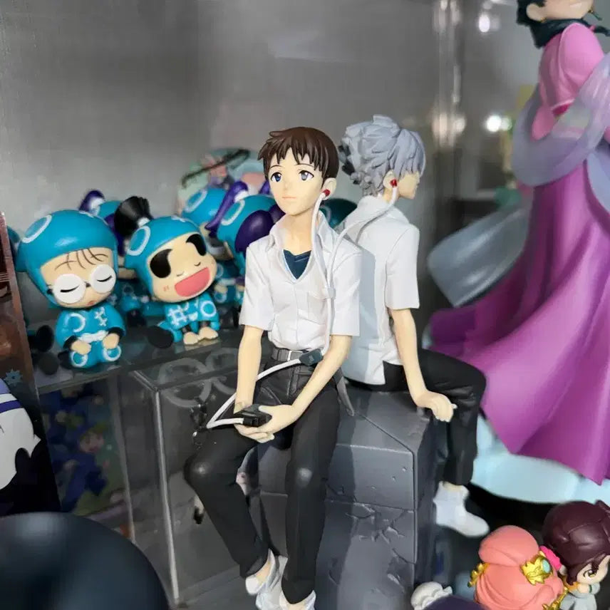 [BUNJANG] Evangelion Shinji &amp; Kaworu Figure Bundle (Unsealed) / 개봉전시) 에반게리온 신지&amp;카오루 피규어 일괄 판매합니다!