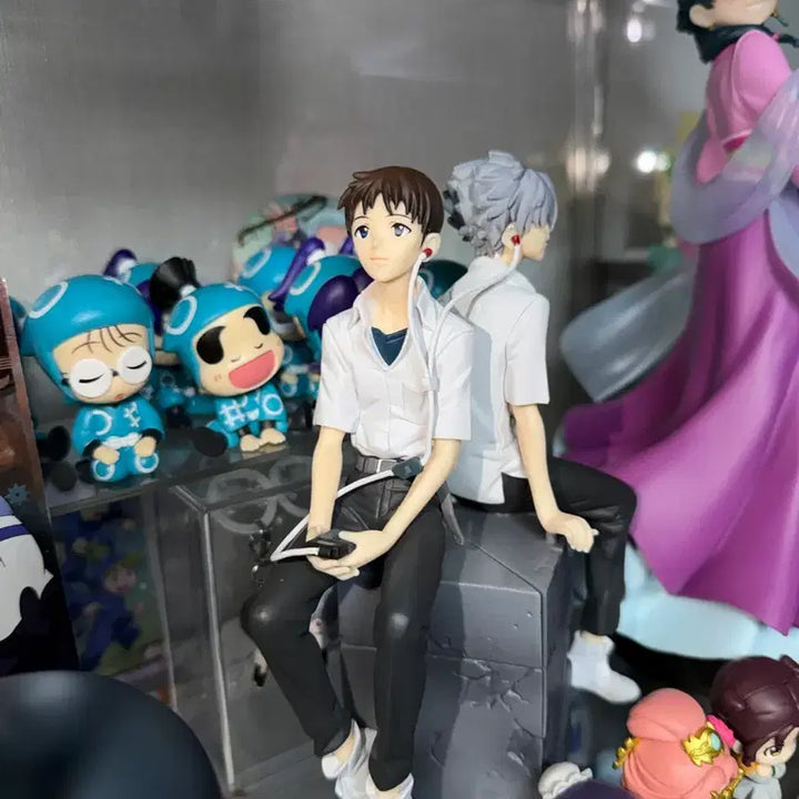 [BUNJANG] Evangelion Shinji &amp; Kaworu Figure Bundle (Unsealed) / 개봉전시) 에반게리온 신지&amp;카오루 피규어 일괄 판매합니다!