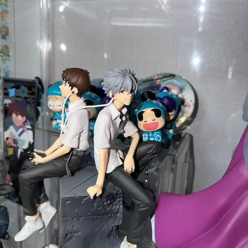 [BUNJANG] Evangelion Shinji &amp; Kaworu Figure Bundle (Unsealed) / 개봉전시) 에반게리온 신지&amp;카오루 피규어 일괄 판매합니다!