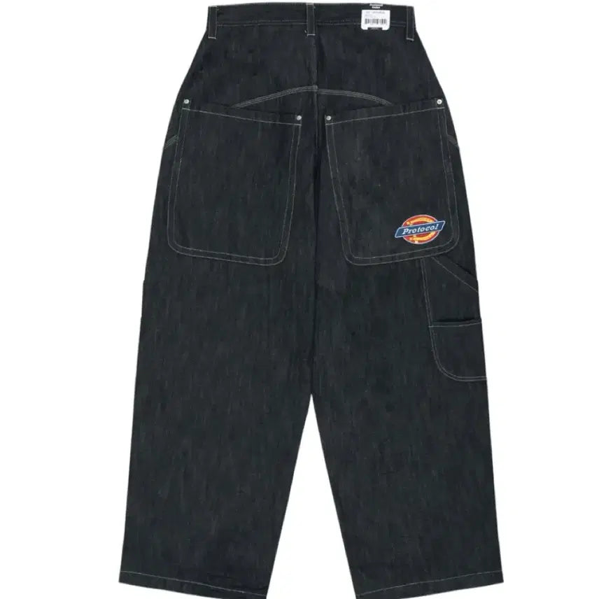 [BUNJANG] Protocol Index Retro Baggy Denim Pants Size 2 / 프로토콜 인덱스 레트로 배기 데님 팬츠 2사이즈