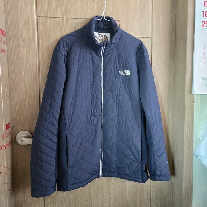 [BUNJANG] The North Face Quilted Jacket Navy Unisex / 노스페이스 퀼팅 자켓 네이비 남녀공용