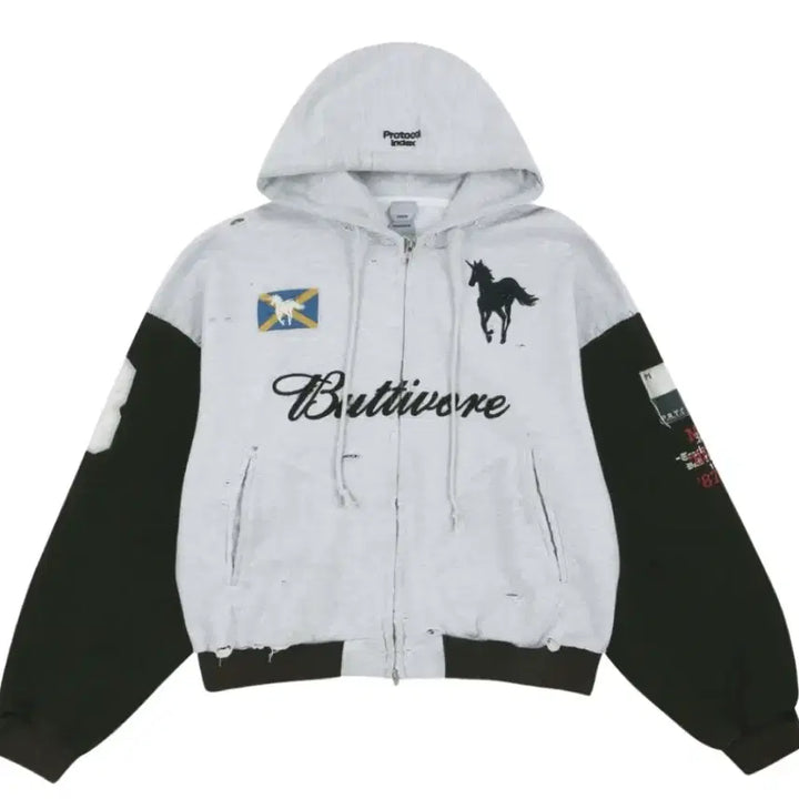 [BUNJANG] Protocol Index Vertibor Hoodie Zip-up Size 2 / 프로토콜 인덱스 버티보어 후드 집업 2 사이즈