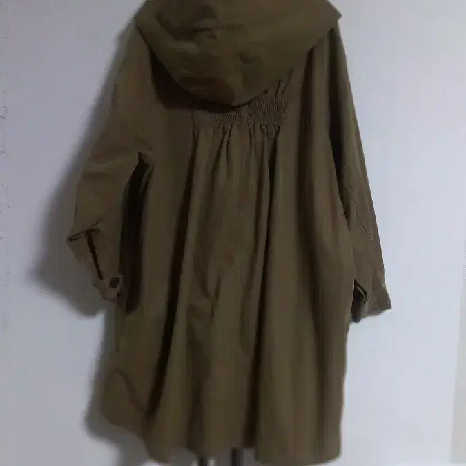 [BUNJANG] Oversized Camel Hooded Field Jacket / 빅사이즈 오버핏 카멜 후드야상코트 88~99