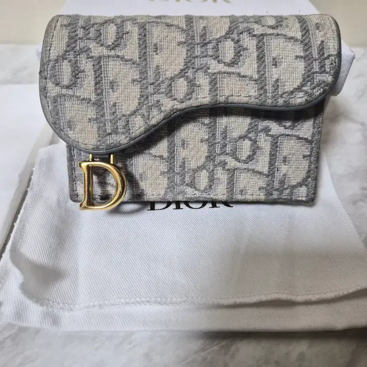[BUNJANG] Dior Oblique Saddle Card Holder / 디올 오블리크 새들 카드지갑