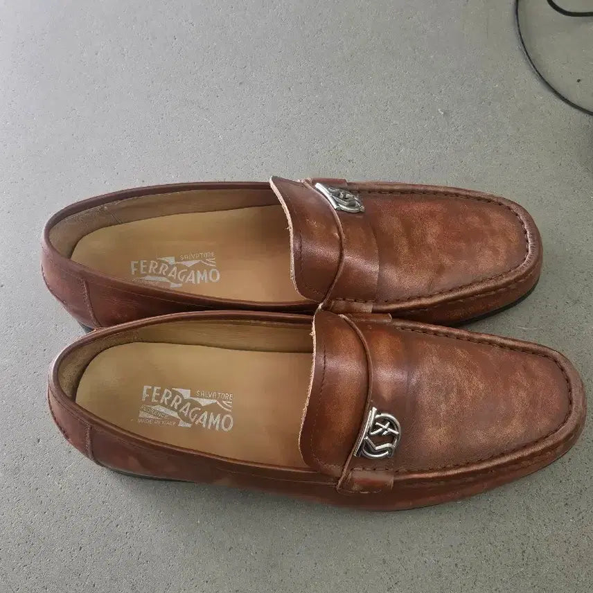 [BUNJANG] Salvatore Ferragamo Leather Driving Loafers Size 265 / [정품] 페라가모 드라이빙 로퍼 265사이즈 싸게 팝니다!