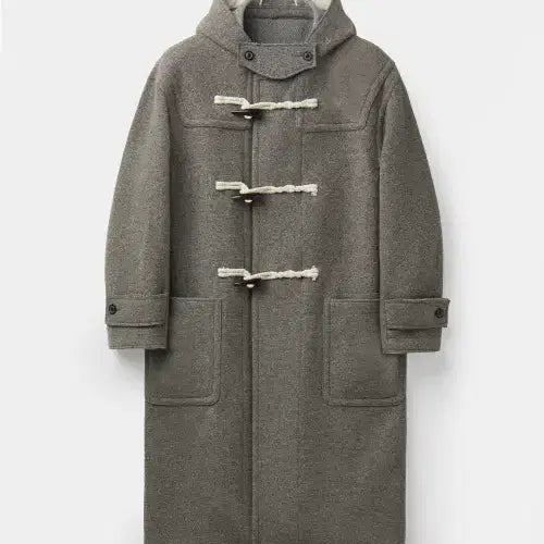 [BUNJANG] Coar Oversized Alpaca Blend Duffle Coat / (L) 쿠어 오버사이즈 알파카 블렌드 더플 코트