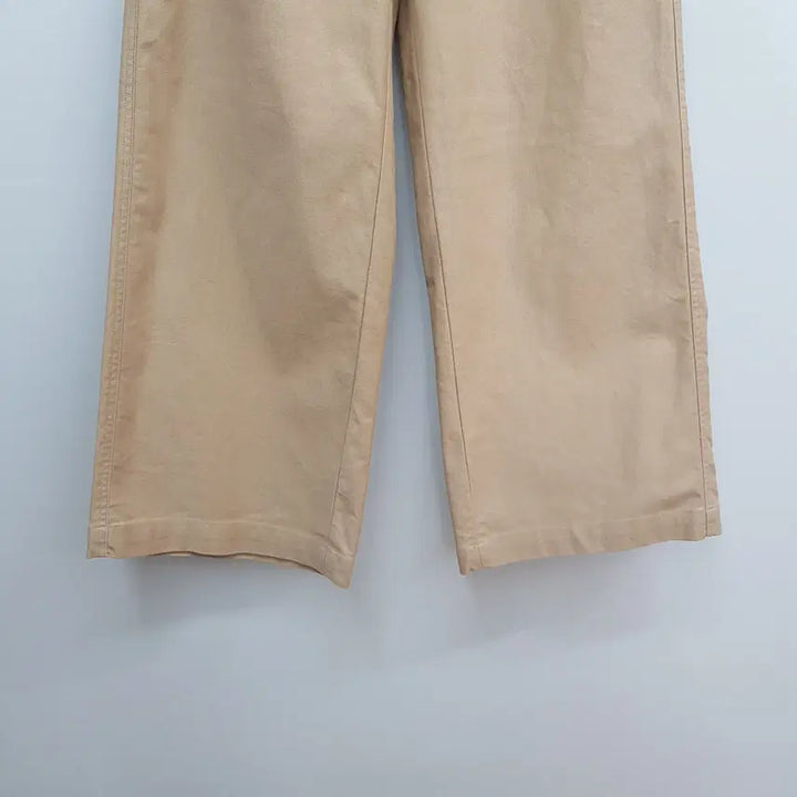 [BUNJANG] System 2022 Wide Cotton Pants Beige / 한섬 시스템 2022 와이드 코튼 팬츠 67-98사이즈