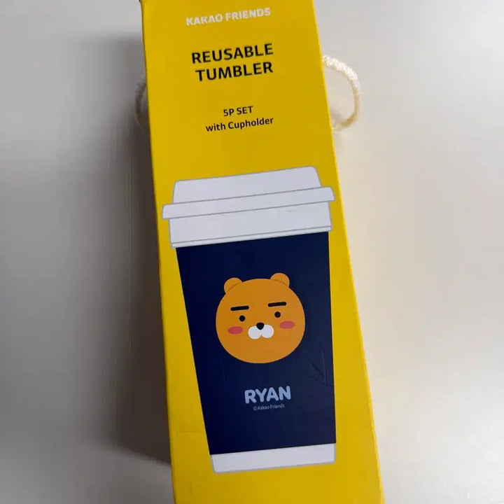 [BUNJANG] Kakao Friends Plush Set (3 Types, 2 Large New) + Reusable Cup / 카카오프렌즈 인형 3종 세트 (대형 2개 새상품) +컵