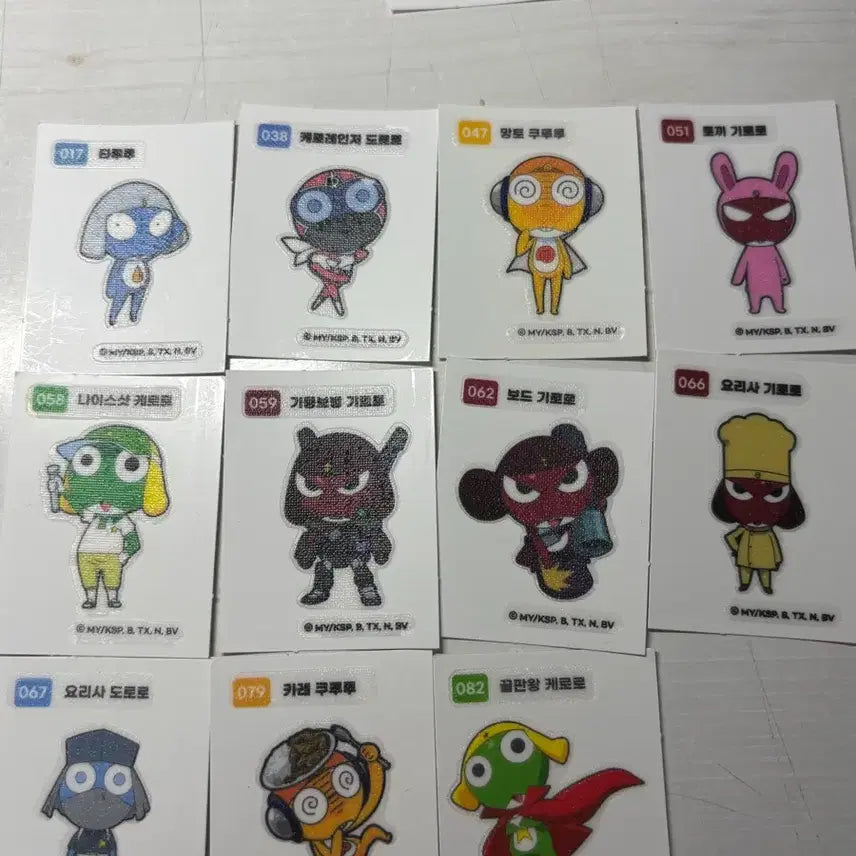 [BUNJANG] Keroro Rangers Dororo Sticker / 케로로 띠부씰 판매 끝장판 케로레인저 도로로