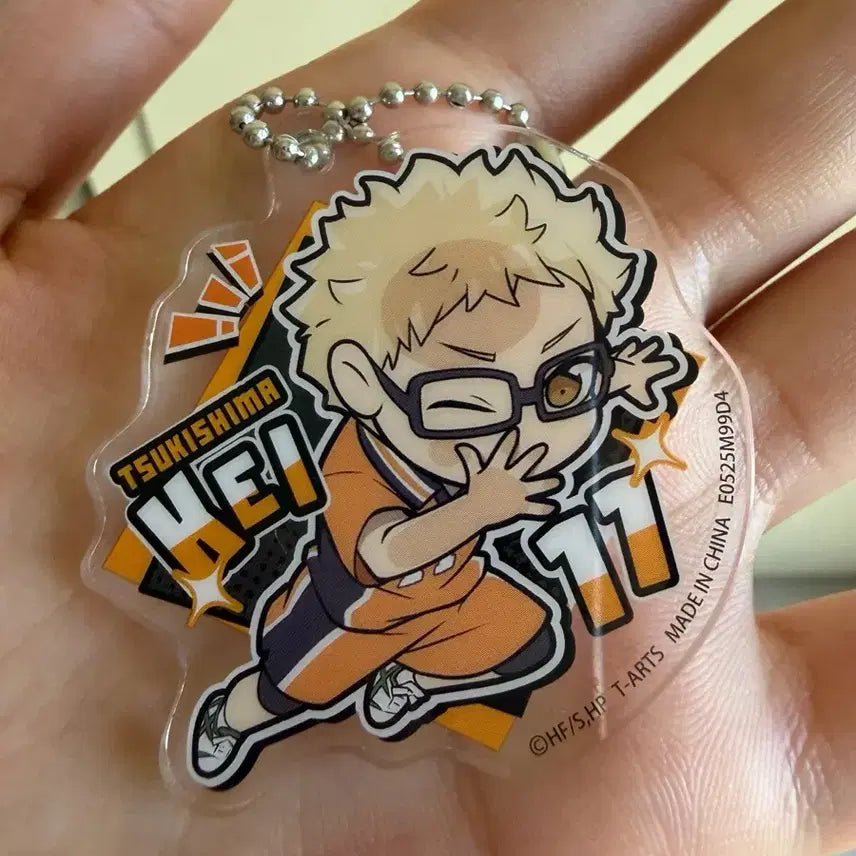 [BUNJANG] Haikyuu!! Tsukishima Kei Acrylic Keyring / 하이큐 아크릴 키링 츠키시마 케이 양도합니다