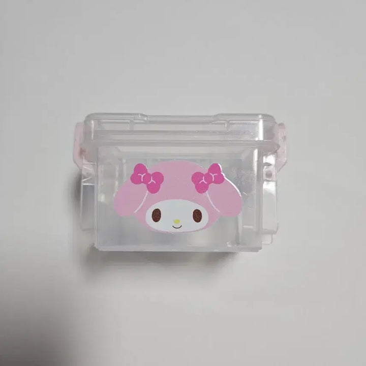 [BUNJANG] Sanrio My Melody Transparent Storage Box Organizer / 산리오 마이멜로디 투명 보관함 정리함