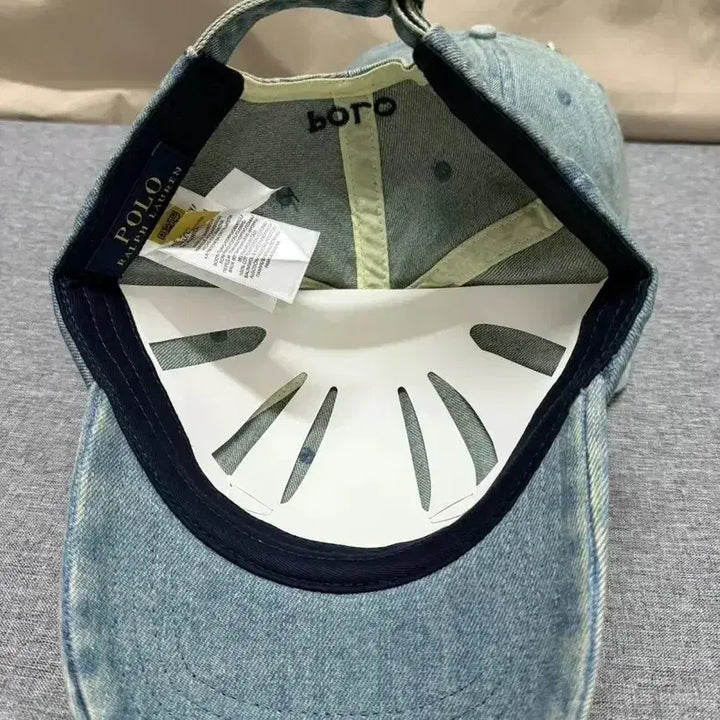 [BUNJANG] Polo Ralph Lauren Chino Baseball Cap / 폴로 랄프 로렌 데님 야구 모자