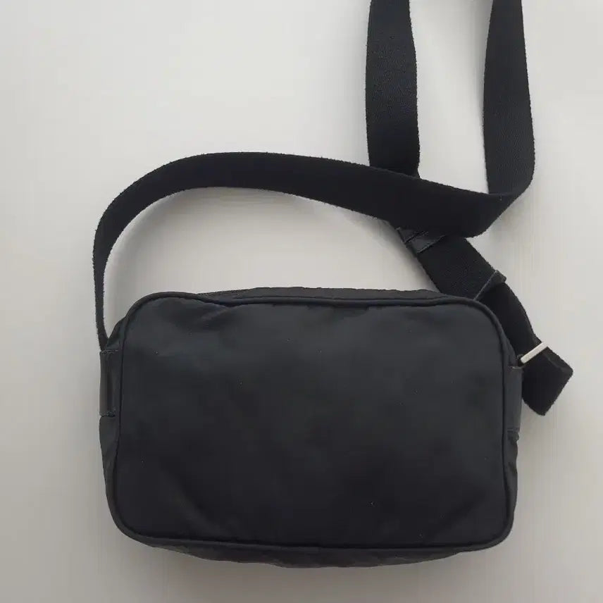 [BUNJANG] Prada Black Nylon Camera Crossbody Bag / 프라다 블랙 나일론 카메라 크로스백