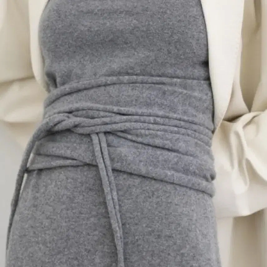 [BUNJANG] LE917 Cashmere Blend Knit Tube Top Set / 르917 CASHMERE BLEND KNIT TUBE TOP SET