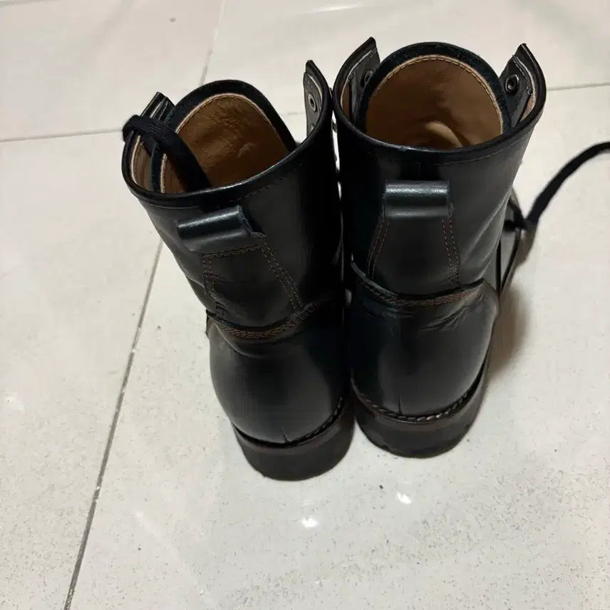 [BUNJANG] Billis &amp; Co. Leather Boots (Size 255) / 빌리스앤코 가죽 부츠 255