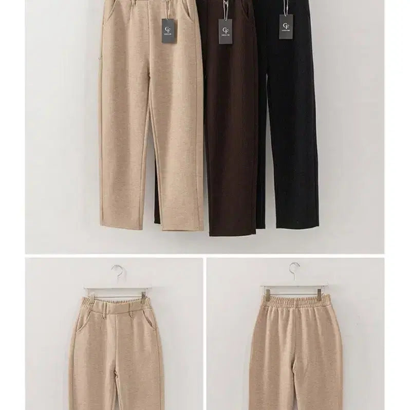 [BUNJANG] Comfortable Daily Slacks with Stretch Banding / 밴딩 슬랙스 바지 스트레이트 핏 데일리팬츠 신축성 편안한착용감 홈쇼핑제품