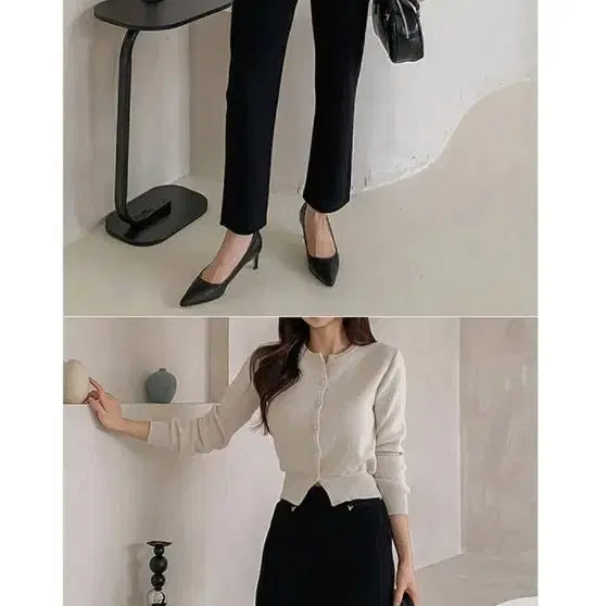 [BUNJANG] Comfortable Daily Slacks with Stretch Banding / 밴딩 슬랙스 바지 스트레이트 핏 데일리팬츠 신축성 편안한착용감 홈쇼핑제품