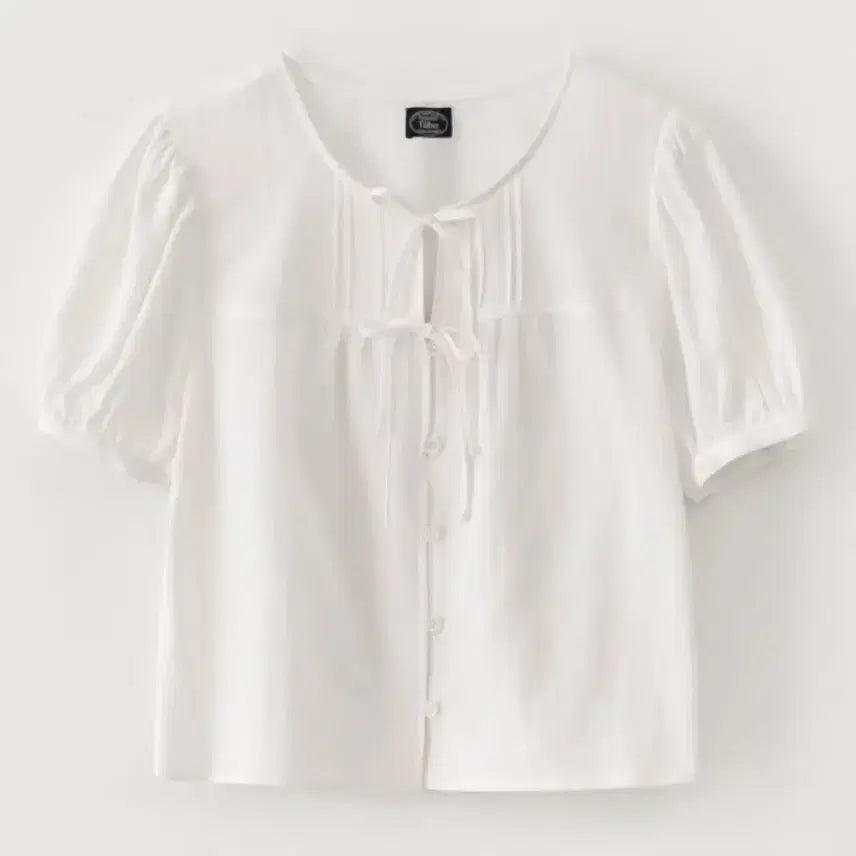 [BUNJANG] Tilbury Sage Yoke Blouse - Ivory / 틸버 세이지 요크 블라우스