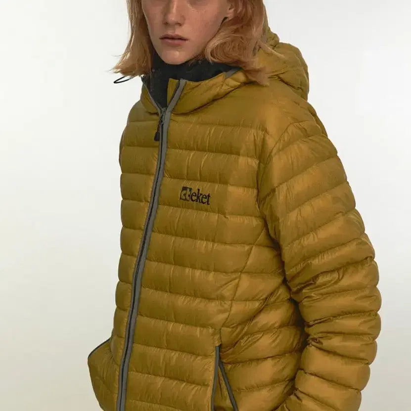 [BUNJANG] Tecket Plan Lightweight Padded Jacket Black M / 남녀공용) 테켓 플랜 패딩 블랙 M 경량패딩 자켓