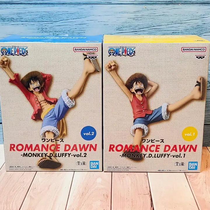 [BUNJANG] One Piece ROMANCE DAWN Monkey D. Luffy Figure 2-Set (Sealed) / (미개봉) 원피스 피규어 로맨스 던  ROMANCE DAWN 세트
