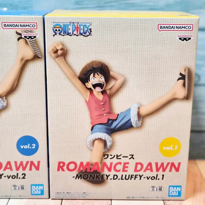 [BUNJANG] One Piece ROMANCE DAWN Monkey D. Luffy Figure 2-Set (Sealed) / (미개봉) 원피스 피규어 로맨스 던  ROMANCE DAWN 세트