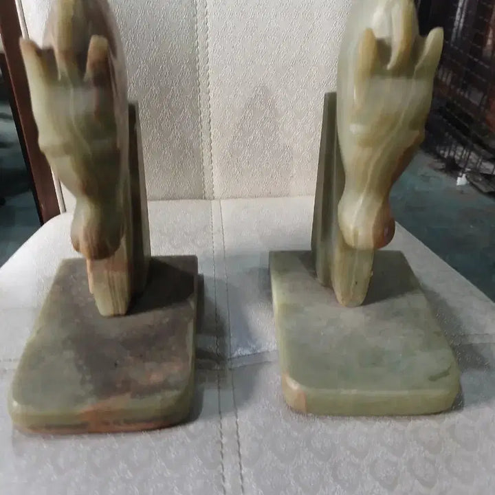 [BUNJANG] Pair of Horse Sculpture Bookends / 말 조각상 북엔드 한 쌍
