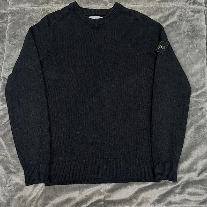 [BUNJANG] Stone Island Black Knit M / 스톤아일랜드 블랙 니트 M