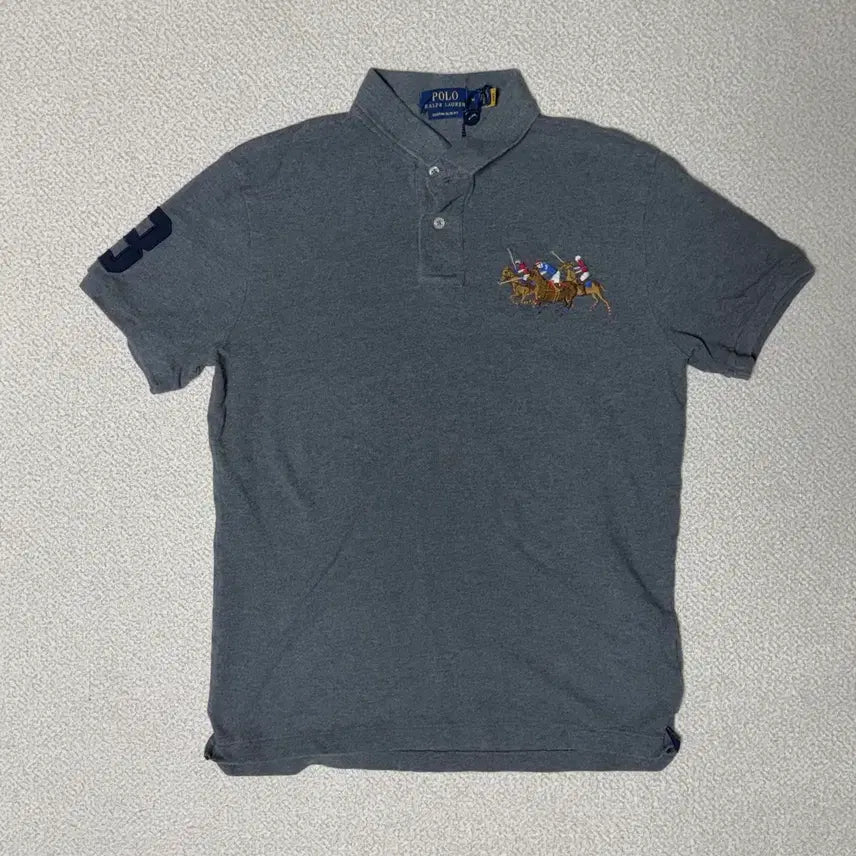 [BUNJANG] Polo Ralph Lauren M Triple Pony T-Shirt / 폴로 랄프로렌 M 트리플 포니 (정품 qr)