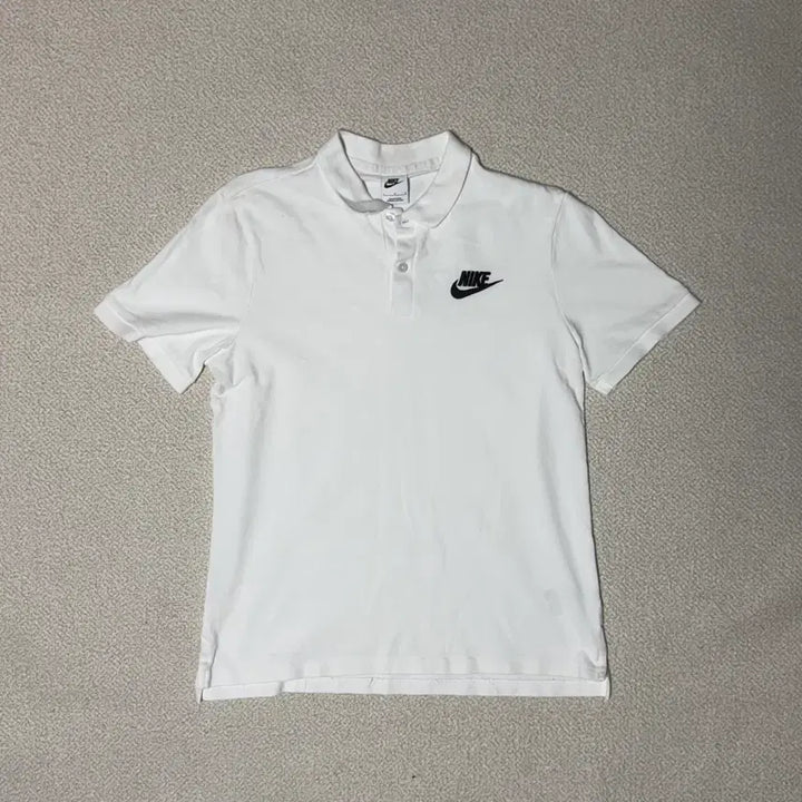 [BUNJANG] Nike L Pique Short Sleeve T-shirt White / 나이키 L 피케 반팔티 화이트