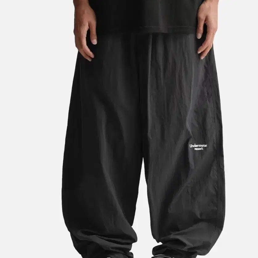 [BUNJANG] Under My Car MU.07 Nylon Balloon Pants Black Size 2 / 언더마이카 MU.07 나일론 팬츠 2사이즈