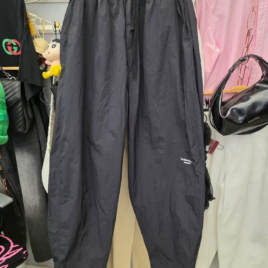 [BUNJANG] Under My Car MU.07 Nylon Balloon Pants Black Size 2 / 언더마이카 MU.07 나일론 팬츠 2사이즈
