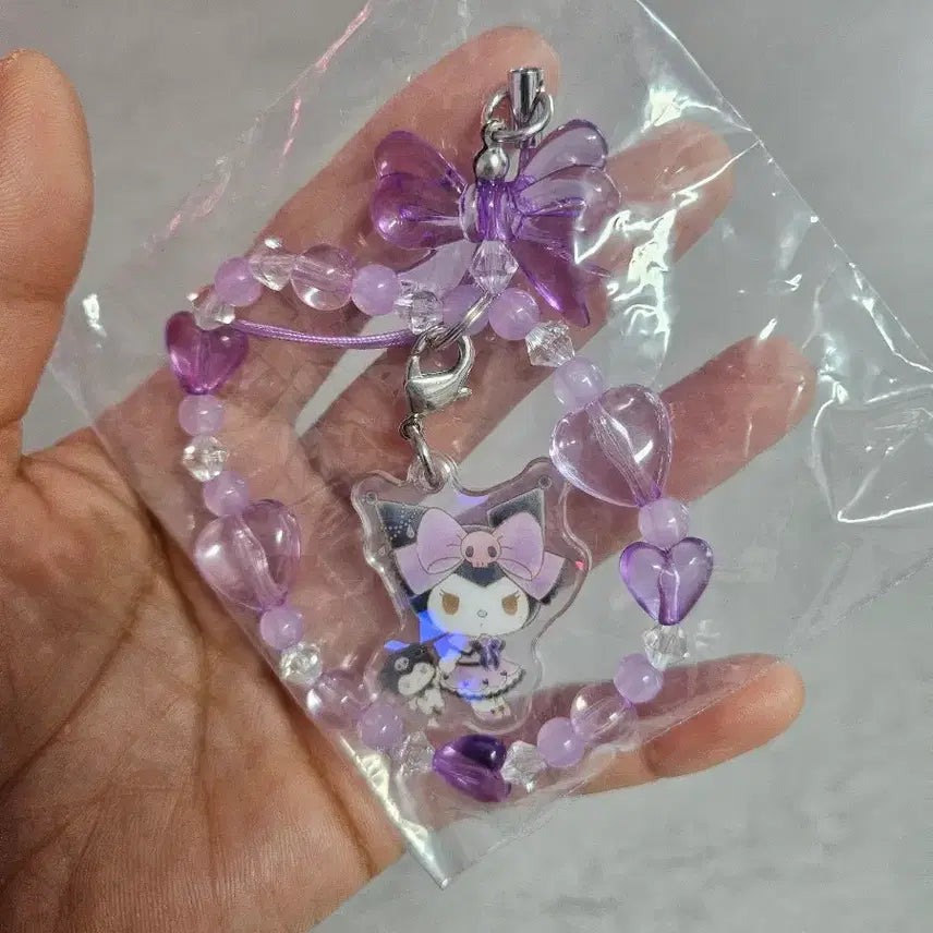 [BUNJANG] Sanrio Characters Acrylic Charm Gacha Keychain Kitty My Melody PomPomPurin Cinnamoroll Kuromi / 산리오 캐릭터 비즈 룸 아크릴 참 가챠 키링  키티 마멜 폼푸 쿠로 시나