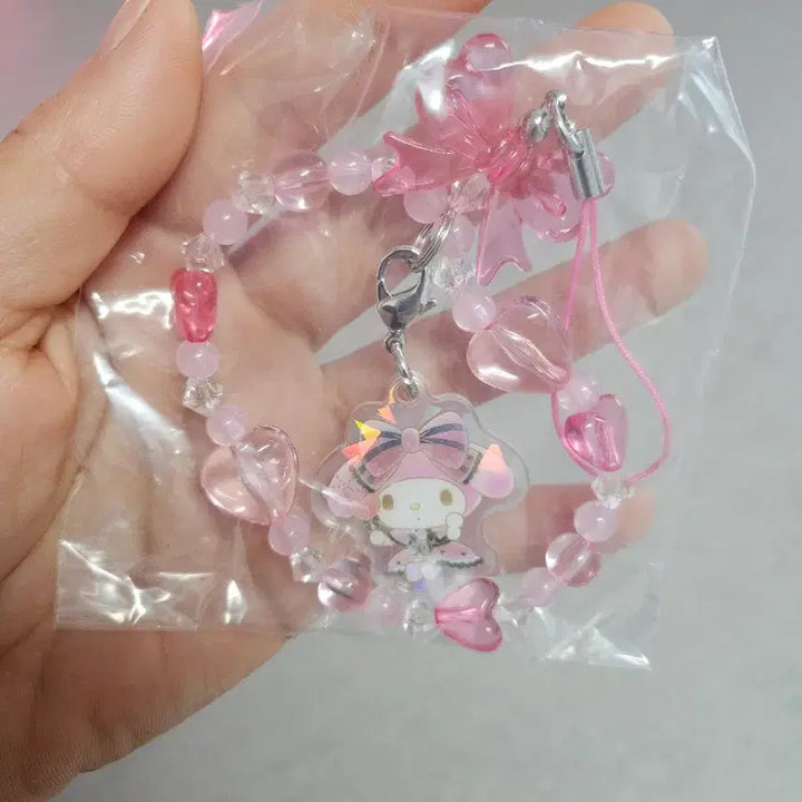 [BUNJANG] Sanrio Characters Acrylic Charm Gacha Keychain Kitty My Melody PomPomPurin Cinnamoroll Kuromi / 산리오 캐릭터 비즈 룸 아크릴 참 가챠 키링  키티 마멜 폼푸 쿠로 시나